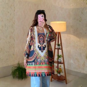 Midnight Boho Kaleidoscope Tunic